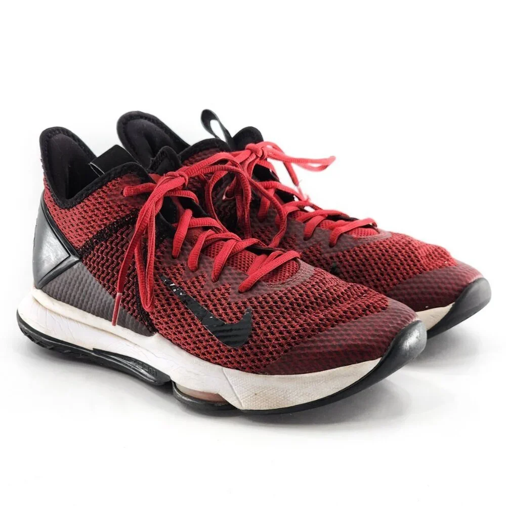 NIKE LeBron‎ Witness 4 IV Basketball Sneakers Red / Black